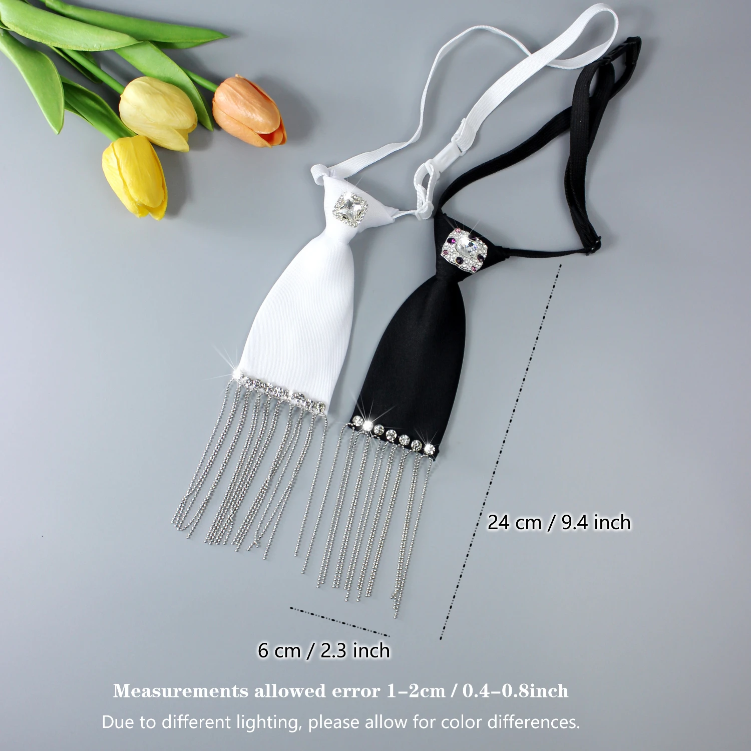 Cravatta da donna di lusso. Con un design originale, è delicato e creativo, altamente versatile, elegante e casual, che presenta un