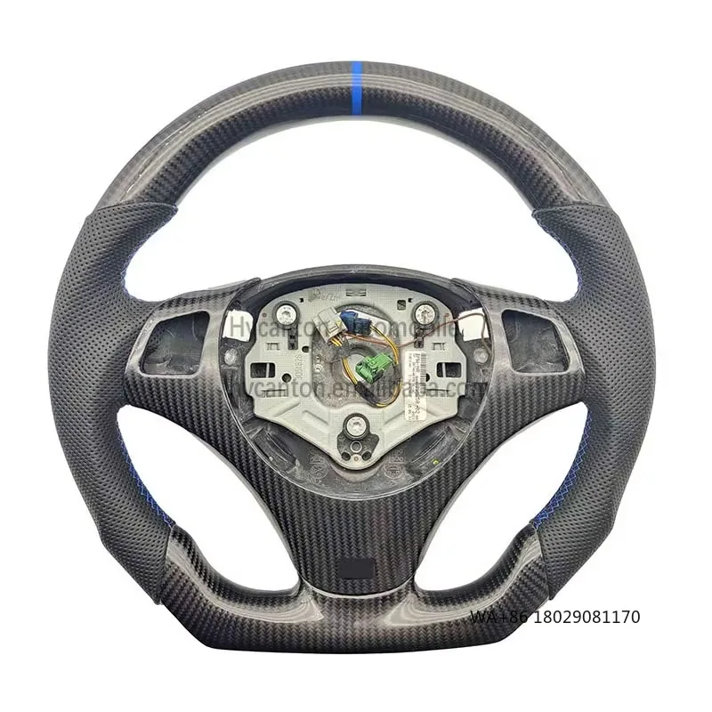 

High Quality M Performance Carbon Fiber & Perforated Leather Steering Wheel for BMW E90 Auto Accessory