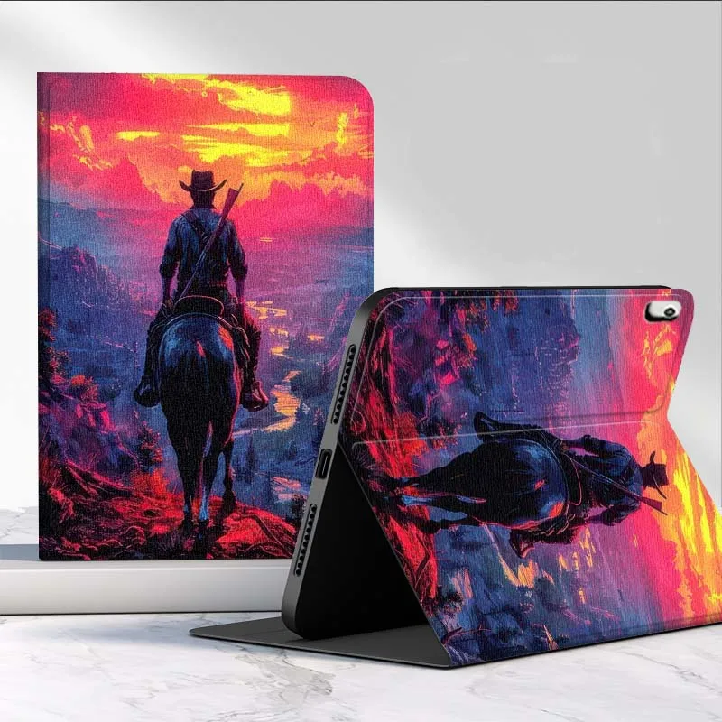 Horseback Riding For Lenovo Xiaoxin Pad Pro Tab M10 K10 Plus 3rd Y700 Gen 11 11.2 11.5 12.7 8.8 Inch Tablet Case