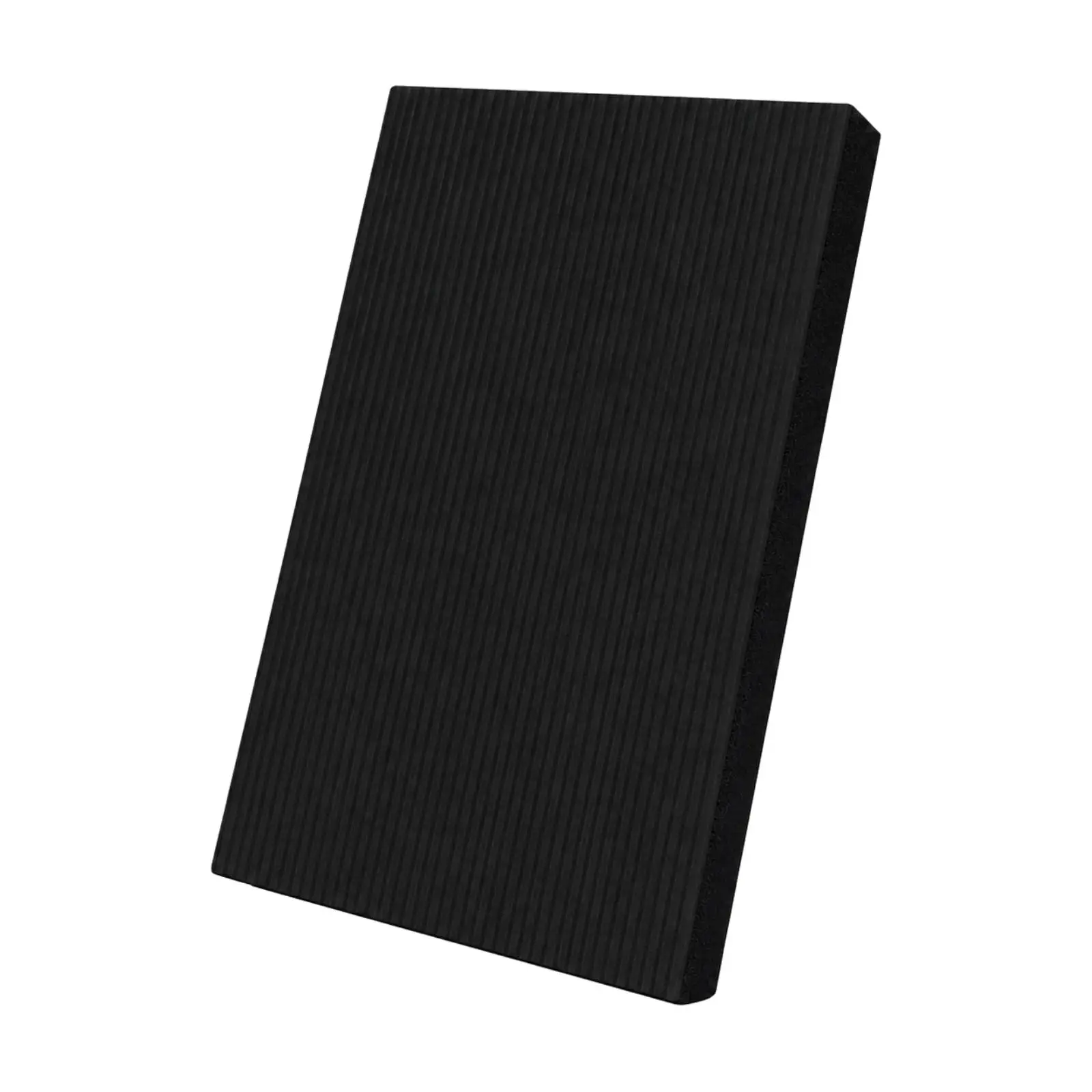 Slip Resistant Yoga Kneeling Mat with Raised Ridges for Core Workouts and Joint Comfort During Pose