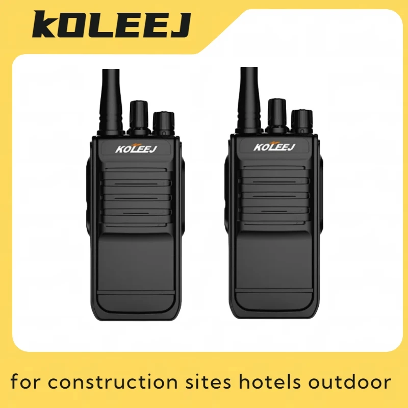 KOLEEJ T99 Professional Walkie Talkie วิทยุ High Power 16 ช่อง Civil มือถือกลางแจ้งที่ทํางานโรงแรม 400-470MHZ 2PCS