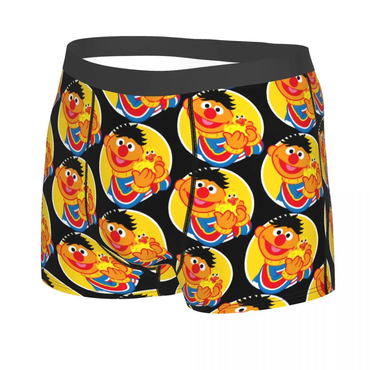 Sesame Streets Man's Boxer Briefs Underpants Ernie Highly Breathable Top Quality Gift Idea