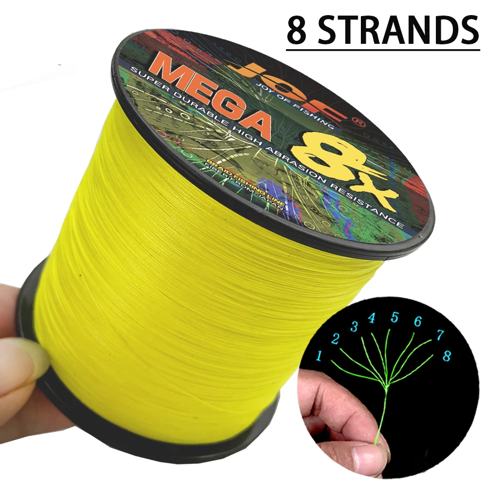 JOF X8 X16 Strands PE Braided Fishing Lines 0.16mm-0.8mm 18-200LB