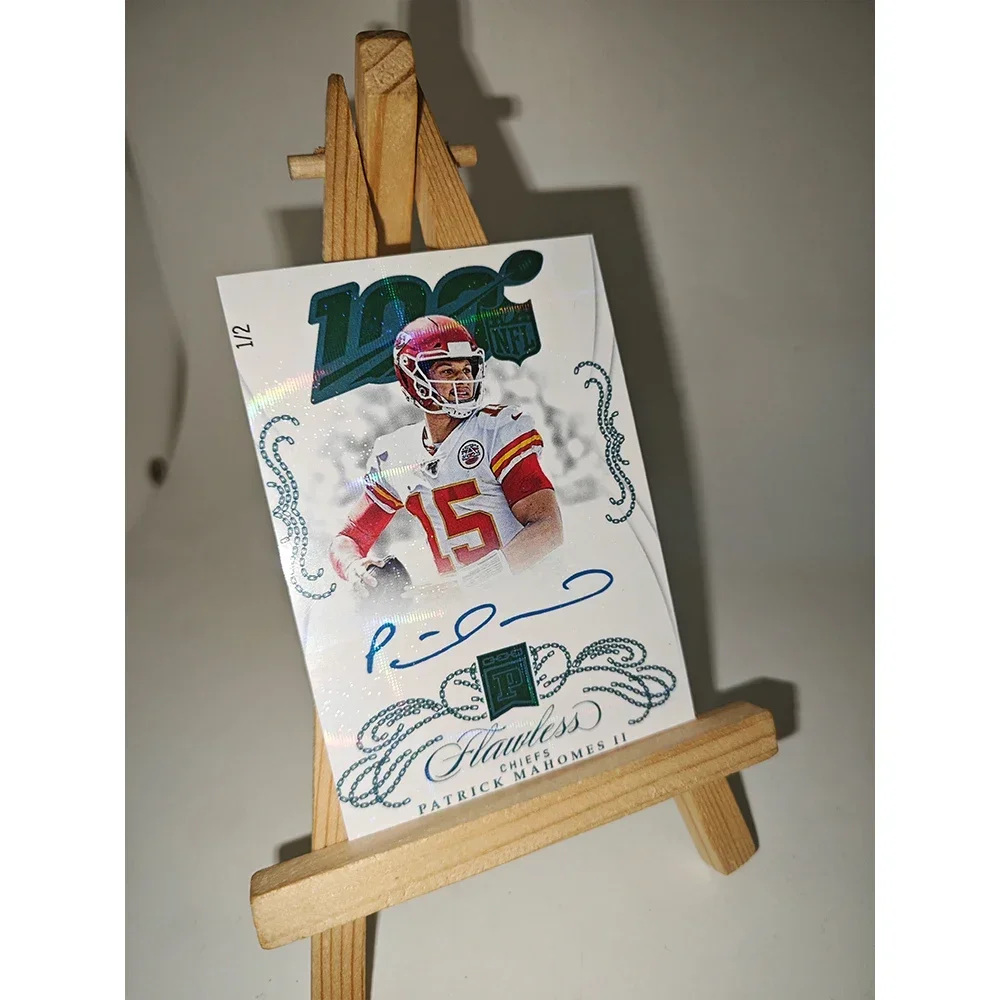 SPORTS rugby card kaboom DIY TOM BRADY PATRICK AARON RODGERS BIJAN Colorful Laser Collectible Cards Holiday Gifts for Boys
