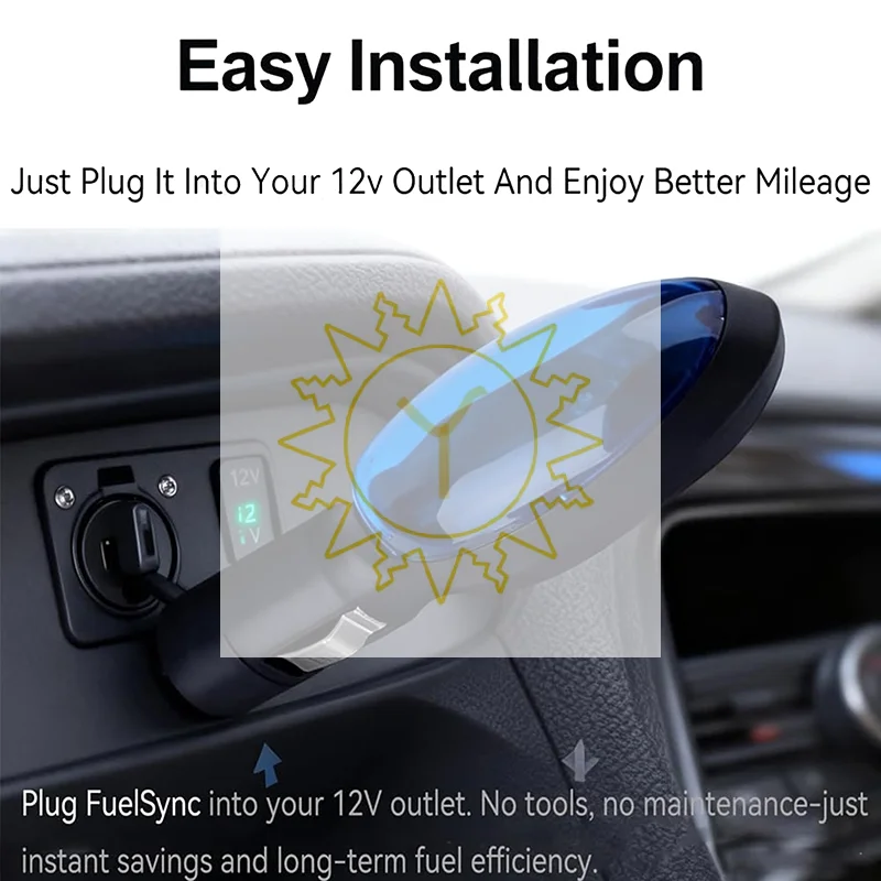 

Car Fuel Saver Save On Gas Economizer Save Gas Features Fuel Shark 12V Vehicle-mounted Fuel-saving Treasure Green Fuel Save