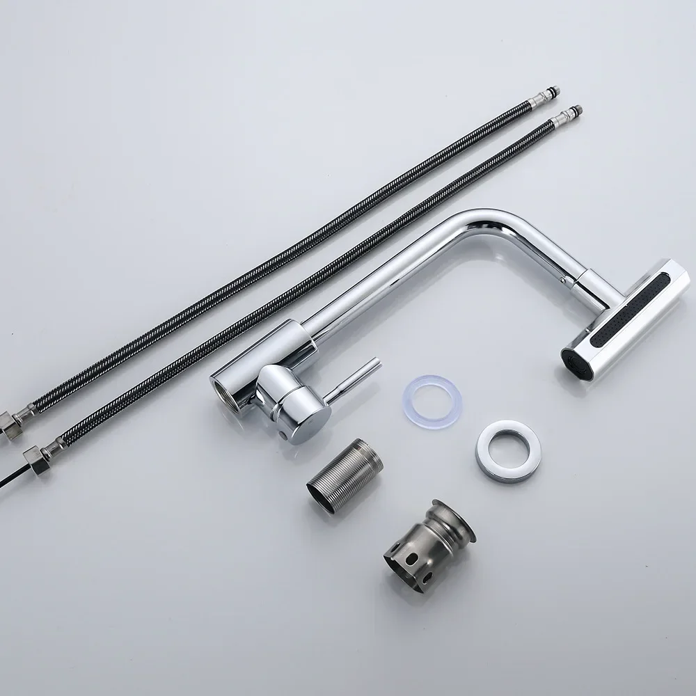 Perfect Premium The Kitchen Is Thickened with Rain and Waterfall and The Universal Faucet Is Waterfall and Universal Pull-out Ro