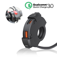 12v New Motorcycle Usb Fast Charger Waterproof Socket With Type C Cell Phone Port Power Outlet Mobile Chargers Plug For Moto