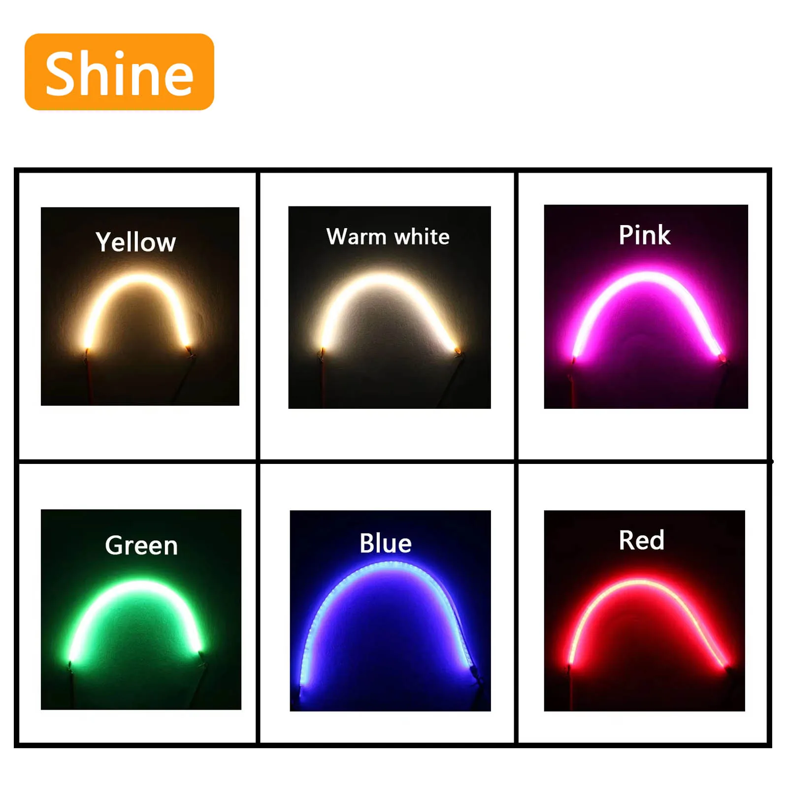 100pcs 95mm LED Filament Lamp Parts Edison Bulb DC3V LED Bead Incandescent Light Accessories Diode for holiday lighting DIY