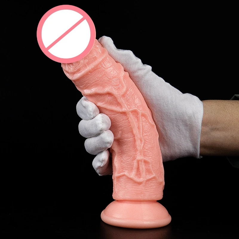 5 Size Realistic Women's Dildos Skin Sensation Simulation Penis Orgasm Masturbation Toy Stimulates Anus Vagina Butt Plug Women