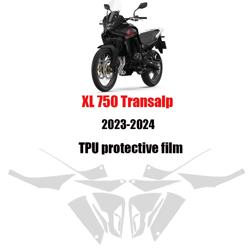 

For HONDA XL 750 Transalp 2023-2024 Paint Protection Film Fairing Protection Fits XL750 Transalp TPU Anti-scratch Protection