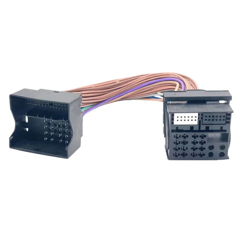 

1Pcs For Volkswagen/Audi/Mercedes Benz Original Car Audio Power Horn Modification Male And Female Plug Wiring Harness Car Stuff