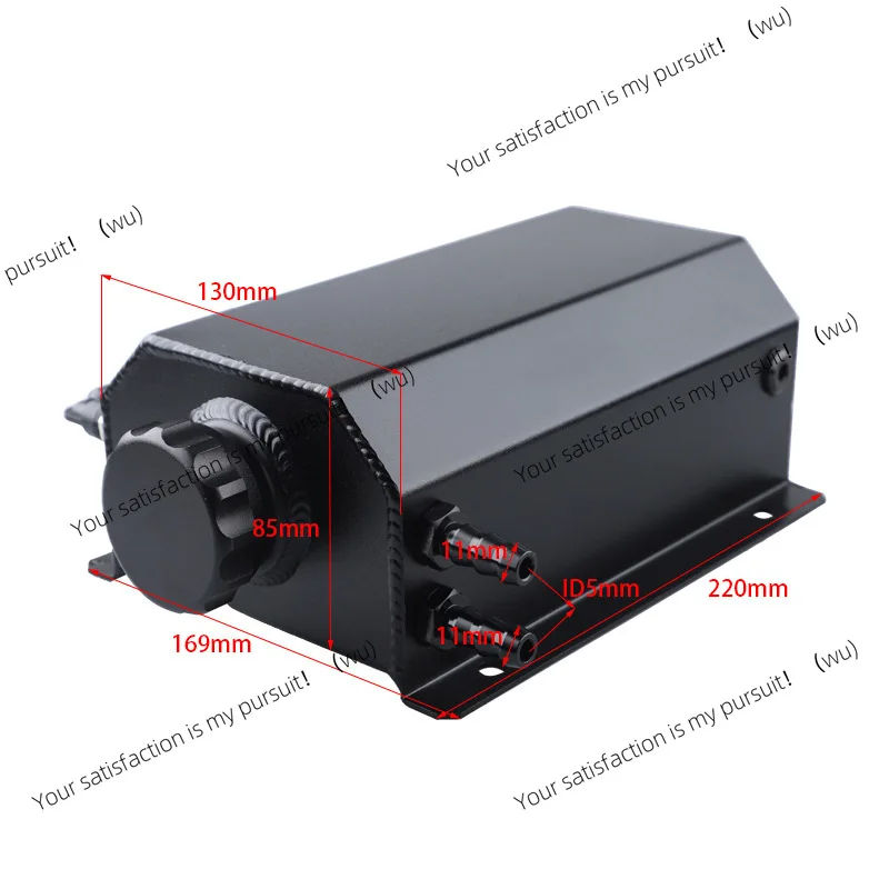 General Racing Off-Road Bike Competitive All-Aluminum Oil Auxiliary Water Tank Cooling Defoaming Kettle Auxiliary Kettle 1L 2L