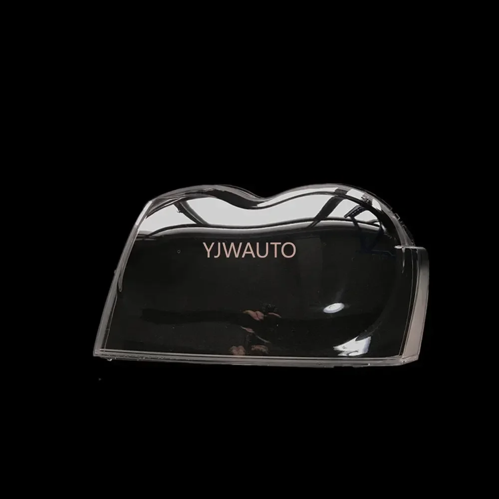 ل جيب جراند شيروكي 2007 2008 2009 2010 غطاء المصباح سيارة كشافات عدسة الزجاج استبدال الجبهة عاكس الضوء السيارات قذيفة #4