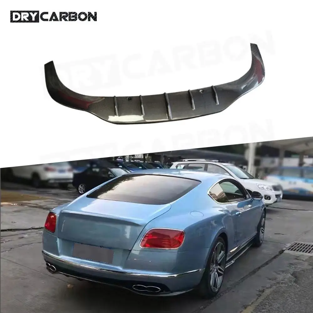 

Carbon Fiber / FRP Rear Diffuser Bumper Lip Spoiler for Bentley Continental GT W12 2015-2017 Rear Bumper Lip