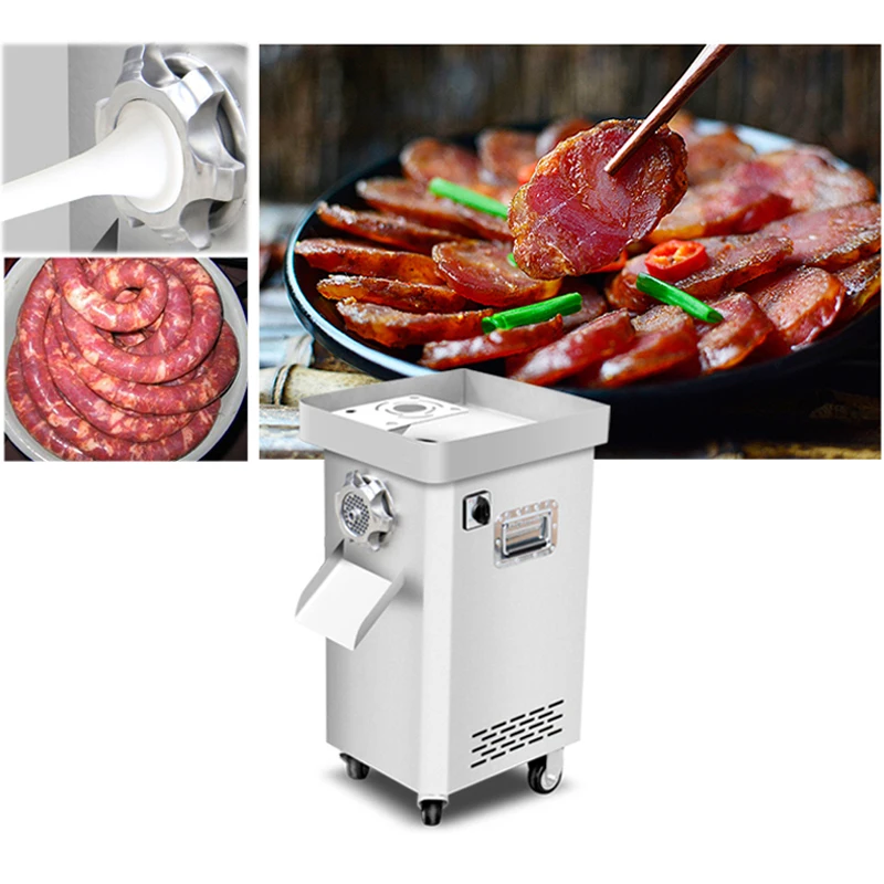 

Meat Grinder Household Small Commercial Stainless Steel Multi-function Meat Mixer Kitchen Food Mincing Machine