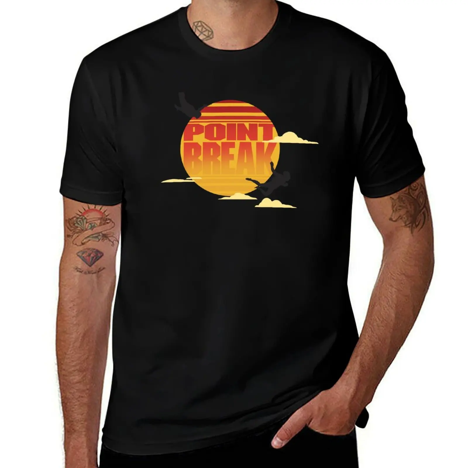 Point Break Pure Adrenaline T-Shirt Plus Size Summer Short Sleeve T-Shirt