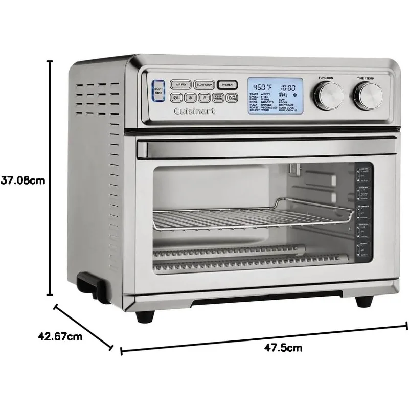 Cuisinart TOA-95 Digital AirFryer Toaster Oven, Premium 1800-Watt Oven with Digital Display and Controls –Adjustable Temperature