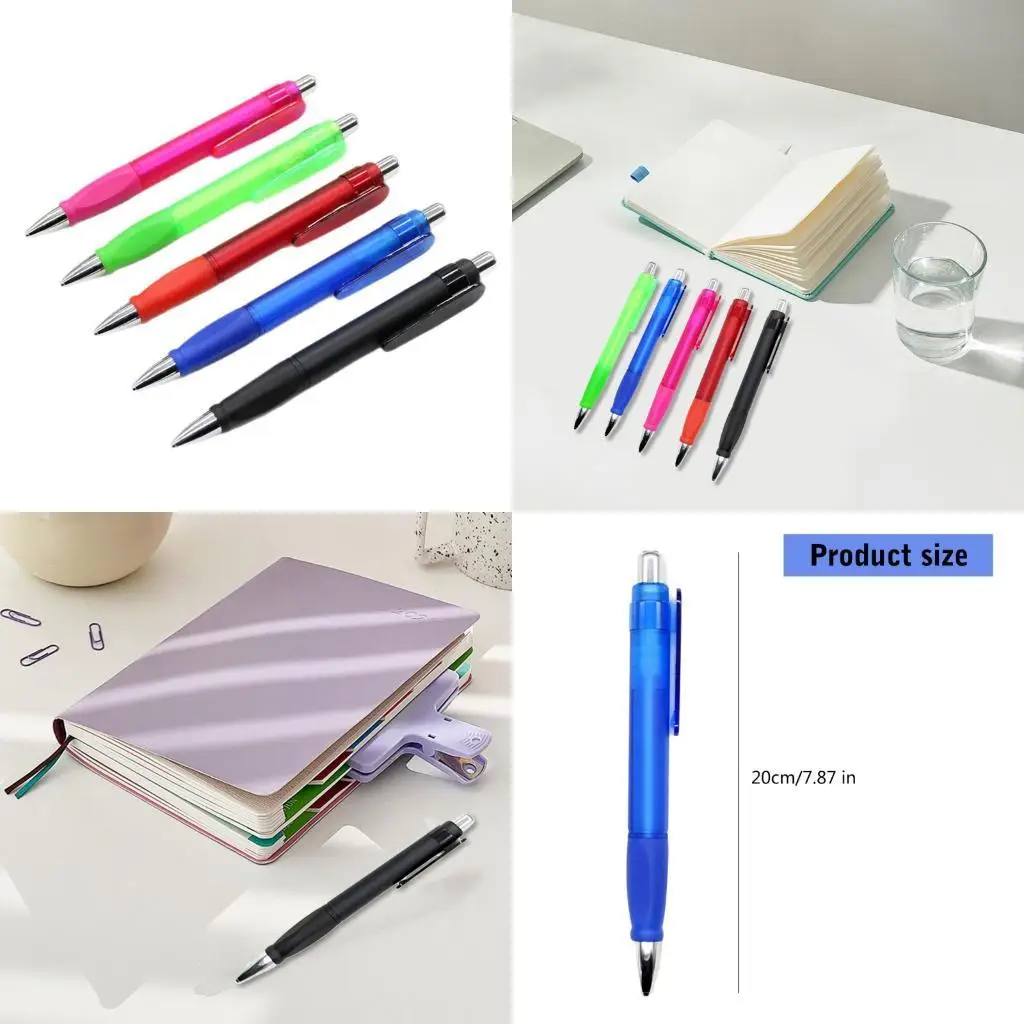 

Big Fat Pen Retractable Ballpoint Pen Large Wide Grip Pen School Supplies D2RC