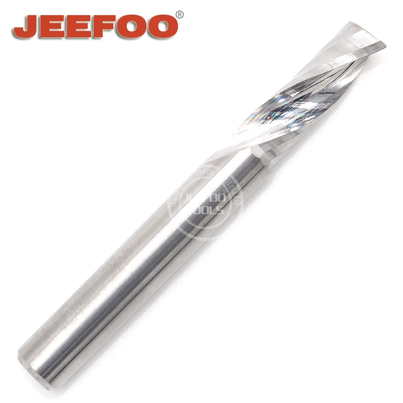 

6*17 One Flute Spiral Bits For Aluminum /Carbide Tungsten End Mill CNC Machine Milling Cutter Cutting Bits For Aluminum