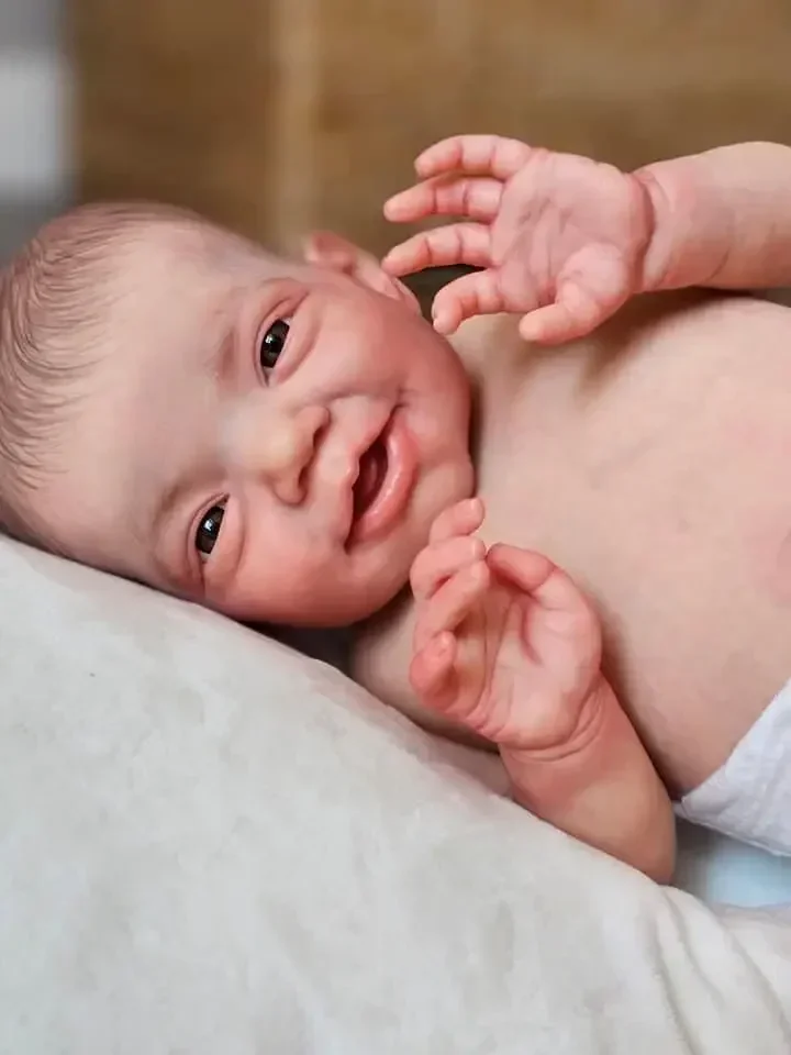 

NPK 20'' Full Body Vinyl Charlie No Clothes Reborn Baby With 3D Skin Visible Veins Lifelike Gift for Children Drop Shippping