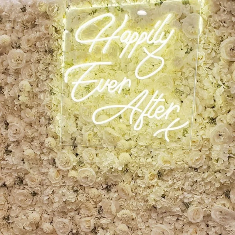 

1pc Faux Rose Artificial Flower Wall Backdrop for Wedding Decoration Marriage Arrangement Venue Accessories Bridal Shower Decor