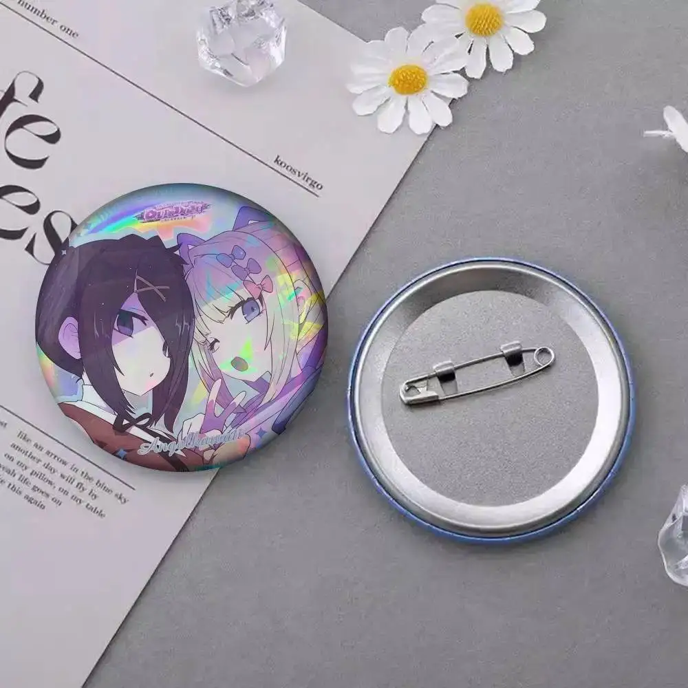 Needy Girl Overdose KAngel Ame chan  Anime Button Pin Handmade For Clothes Cartoon Badge Backpack Decoration Jewelry Accessories view 6