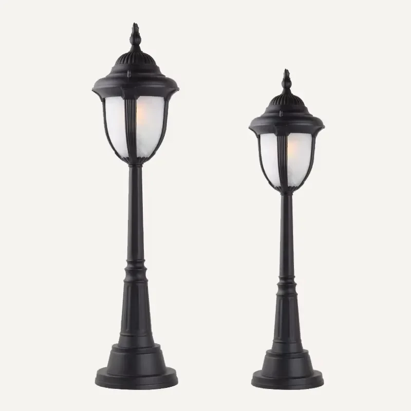 Wholesale Price Outdoor Decoration Retro Thick Die Casting Aluminum IP65 Lawn Light LED Street Light Post Light Strip Sensor
