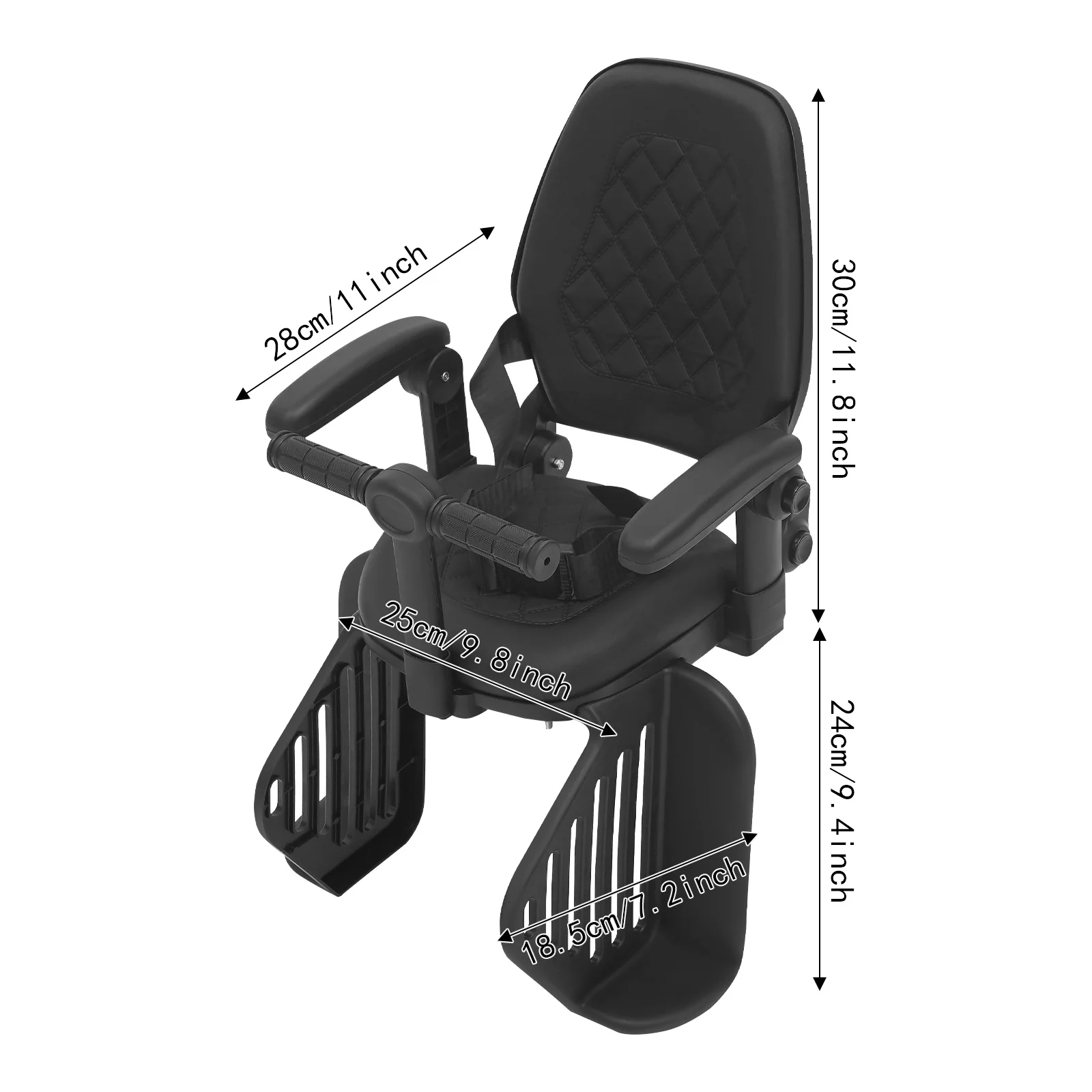 

Strong Support Bicycle Child Seat, Bike Rear Child Seat, Child Seat for Mountain Bike/Bicycle, Adjustable Backrest Angles