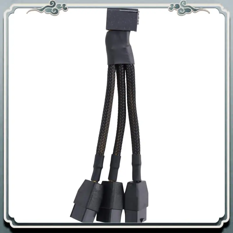 

Кабель для видеокарты ABIJ-16Pin, 16-контактный, с 3 разветвителями на 8-контактные PCIe, удлинитель 16AWG PCIe 5.0, 90 градусов, угловой, 16-контактный, 12+4-контактный адаптер питания