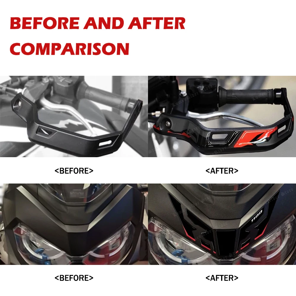For Honda Africa Twin CRF1100L Twin 1100 CRF 2025 3D Reisin Sticker Kit Front Fender Protector Sticker