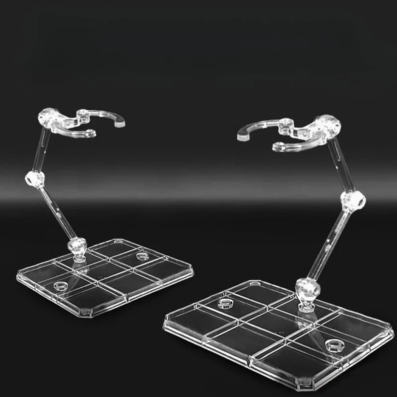 حامل نموذج ، قاعدة عمل حامل عرض واضح لـ 1/144HG/RG لعبة دمية صغيرة تمثال ولعبة مجسمة ، حامل عرض شفاف