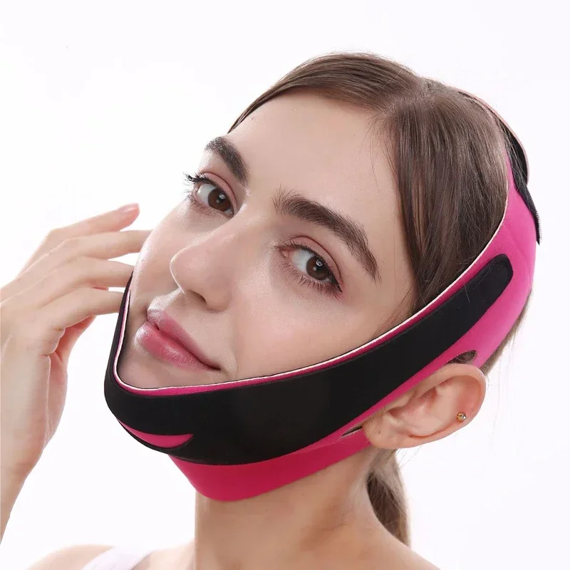 Face Slimming Bandage V Line Face Shaper Women Chin Cheek Lift Up Belt Facial Massage Strap Face Skin Care Beauty Tool