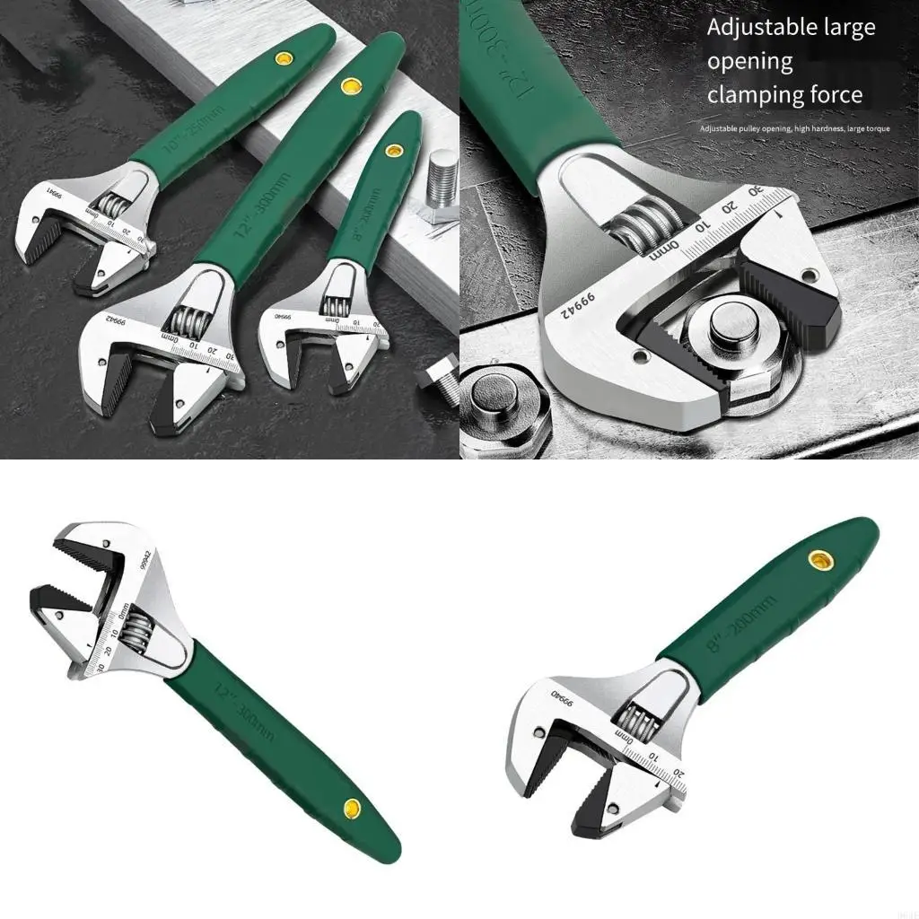 

964e Компактный регулируемый инструмент Quick Регулируйте гаечный ключ для многофункционального домашнего и наружного