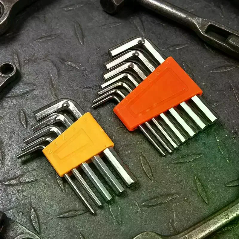 Pcs Allen Wrench Metric Inch L Wrench Size Allen Key Short Arm Tool Set Easy To Carry In Pocket 5/8