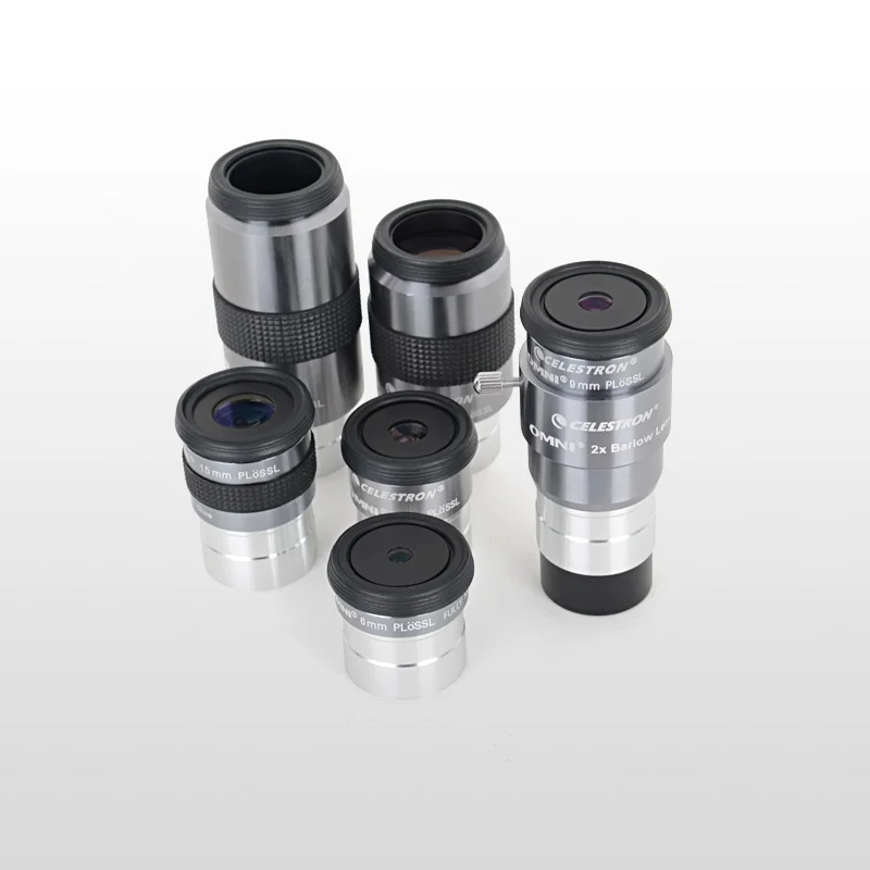 Celestron-Omni Eyepiece and Barlow Lens, Fully Multi-Coated Metal Astronomy Telescope, 4mm, 6mm, 9mm, 12mm, 15mm, 32mm, 40mm