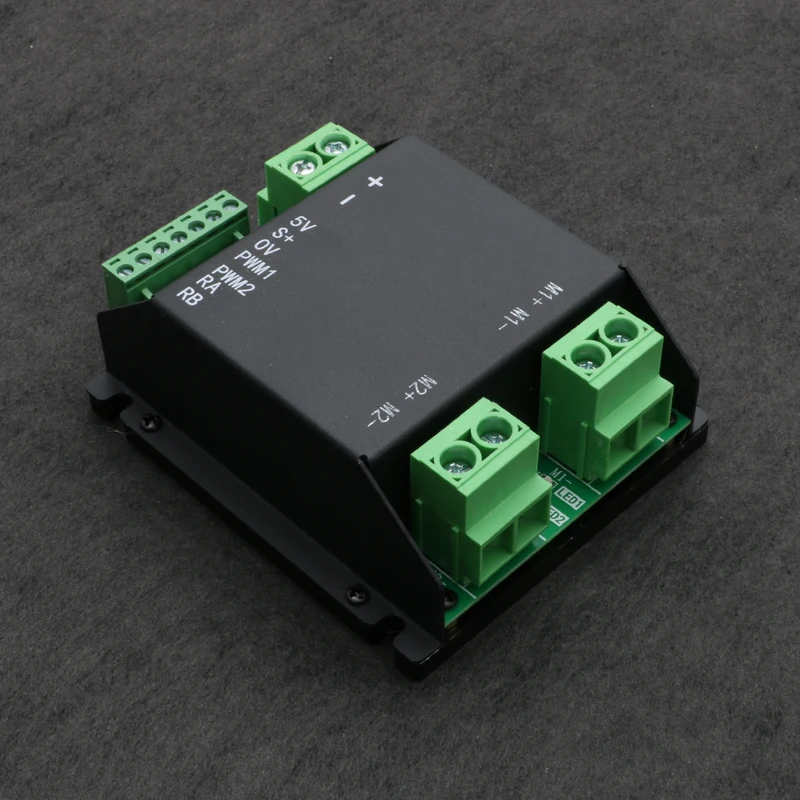 1PCS Double-Drive Remote-Controlled Lawn Mower Tracked Vehicle Control Driver Board for DC 12V-24V Motor Dual-way Controller