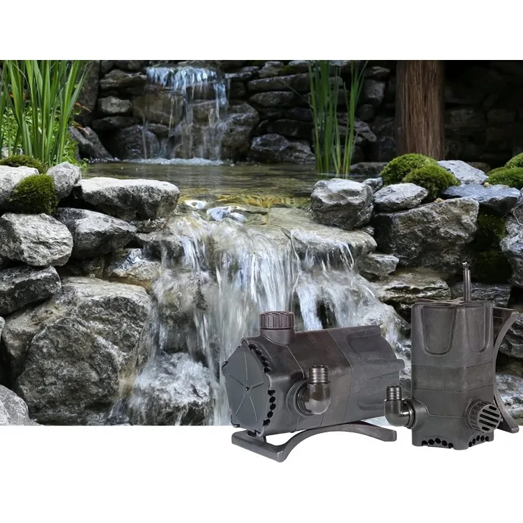 WGP-95-PW 115 Volt, 4280 GPH Dual Discharge Direct Drive Submersible Waterfall and Pond Pump, Black, 566407