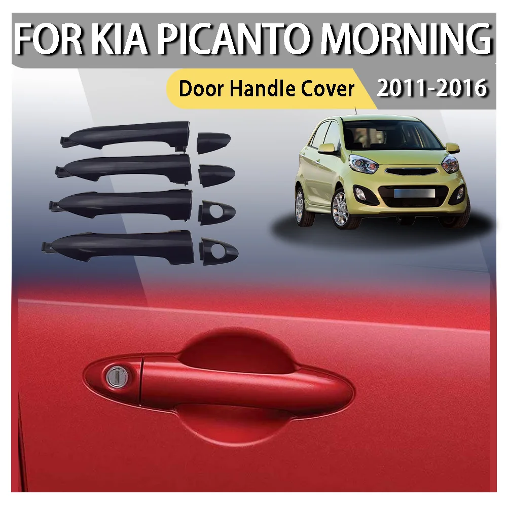 

Door Handle Cover For Kia Picanto Morning 2011-2016 Car Exterior Door Handle 82651-1Y000 82661-1Y000 83651-1Y000 83661-1Y000