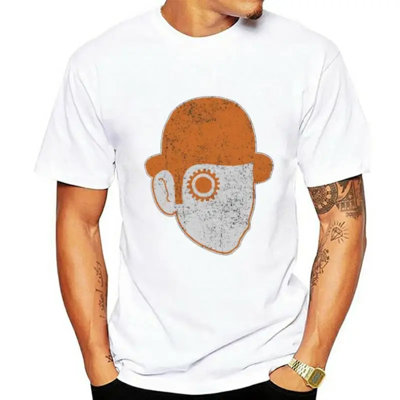 Clockwork Orange Droog Face Alex Iconic Stanley Kubrick Dystopian Crime Film Unofficial Mens T Shirt