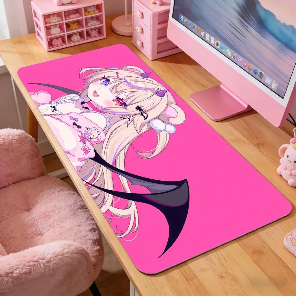 

Коврик для мыши XXL с аниме-дизайном, прочный, моющийся, противоскользящий, для дома, офиса, учебы, игр, аксессуар для рабочего стола