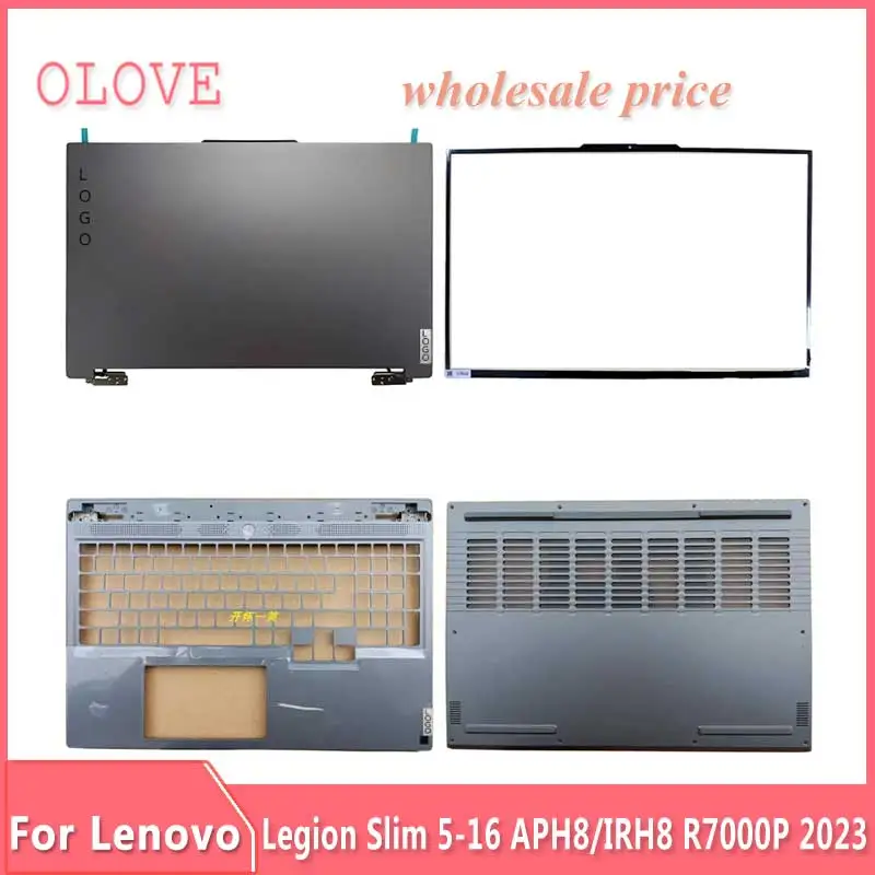 Новинка для ноутбука Lenovo Legion Slim 5-16 APH8/IRH8 R7000P 2023, задняя крышка ЖК-дисплея, передняя панель, верхняя подставка для рук, нижняя клавиатура