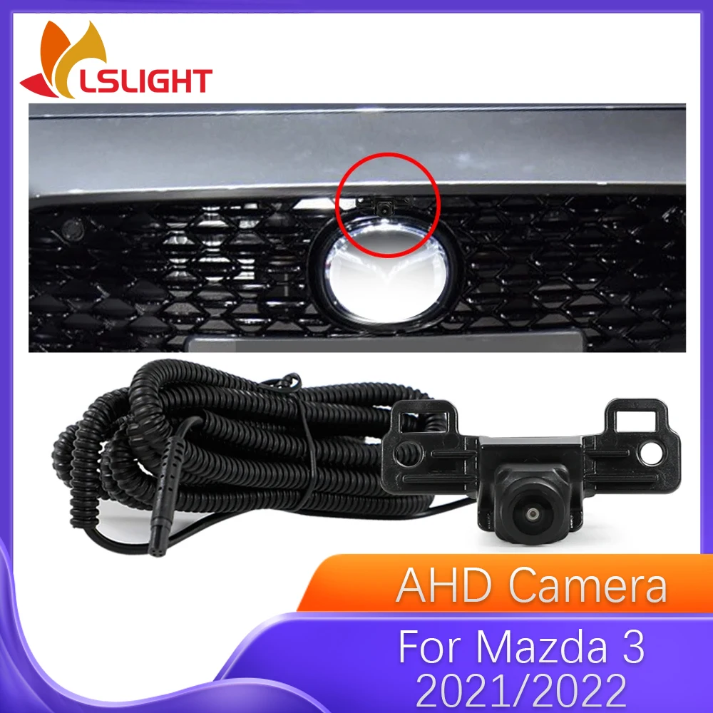 

Автомобильная камера переднего вида для Mazda 3 Axela 2021-2022, OEM HD, ночное видение, рыбий глаз, широкий угол 150 ° Камера наблюдения за парковкой