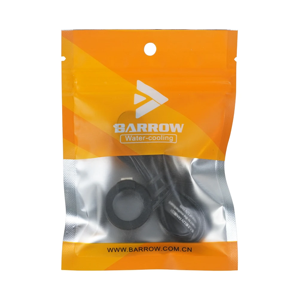 Barrow LRC2.0 ARGB OD14mm Clear Hard Tube Bright Hand Compression Fittings,Computer Liquid Building Connector,GJLT-01