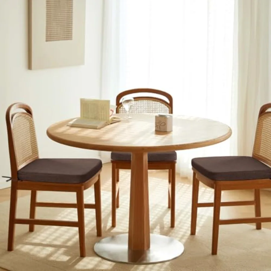 D-Shaped Chair Cushions for Dining Chairs, 2