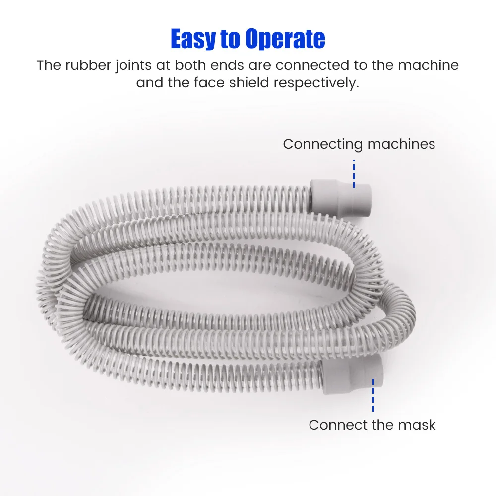 CPAP Hose CPAP Tubing Universal CPAP Pipe for Auto APAP BiPAP Anti Snoring Apnea Respitor Ventilator 22MM Tubing Hose 1.8m