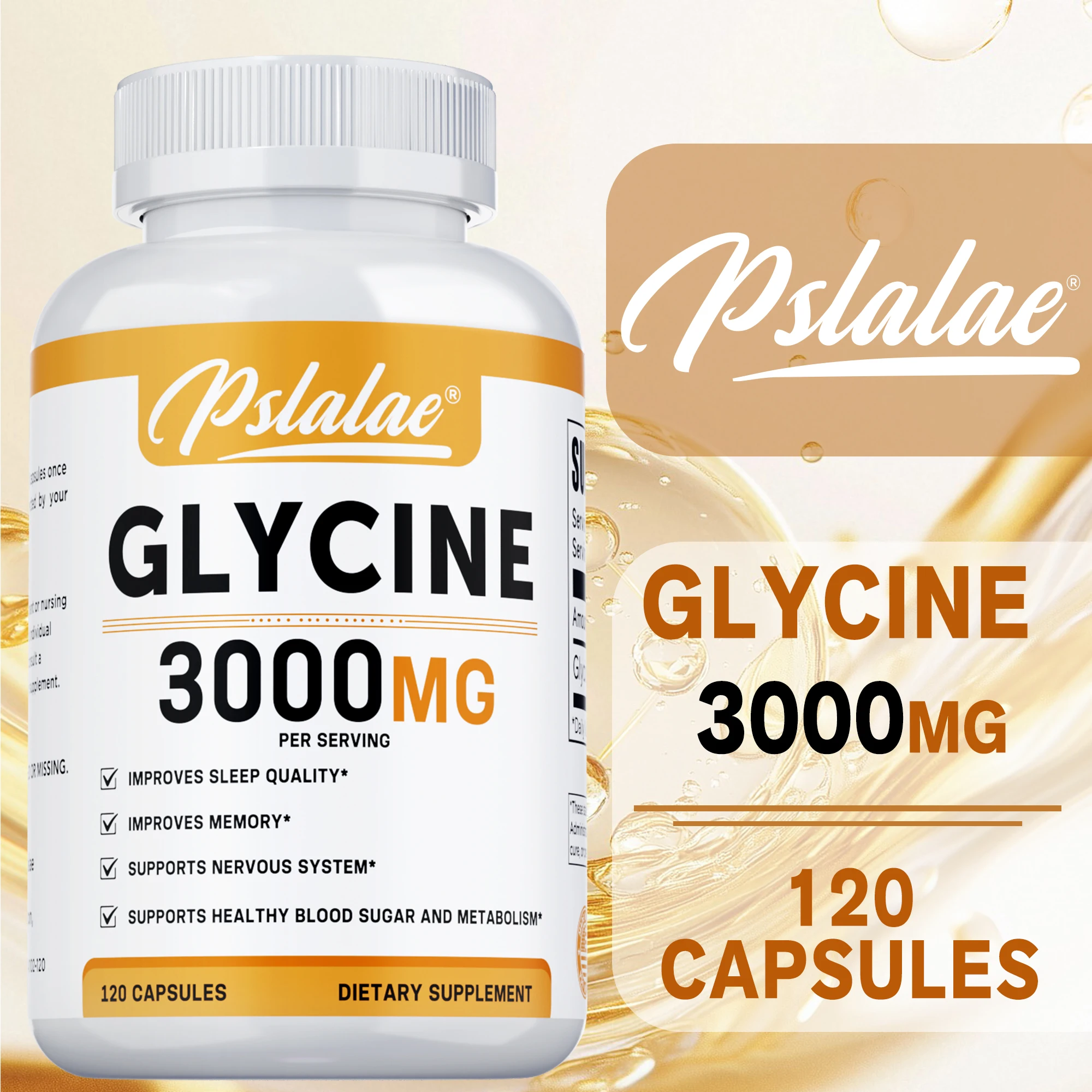 

Добавка для глицина — уменьшение стресса, продвижение положительного настроения, улучшение качества сна, здоровье сердца и мозга, поддерживает когнитивную функцию