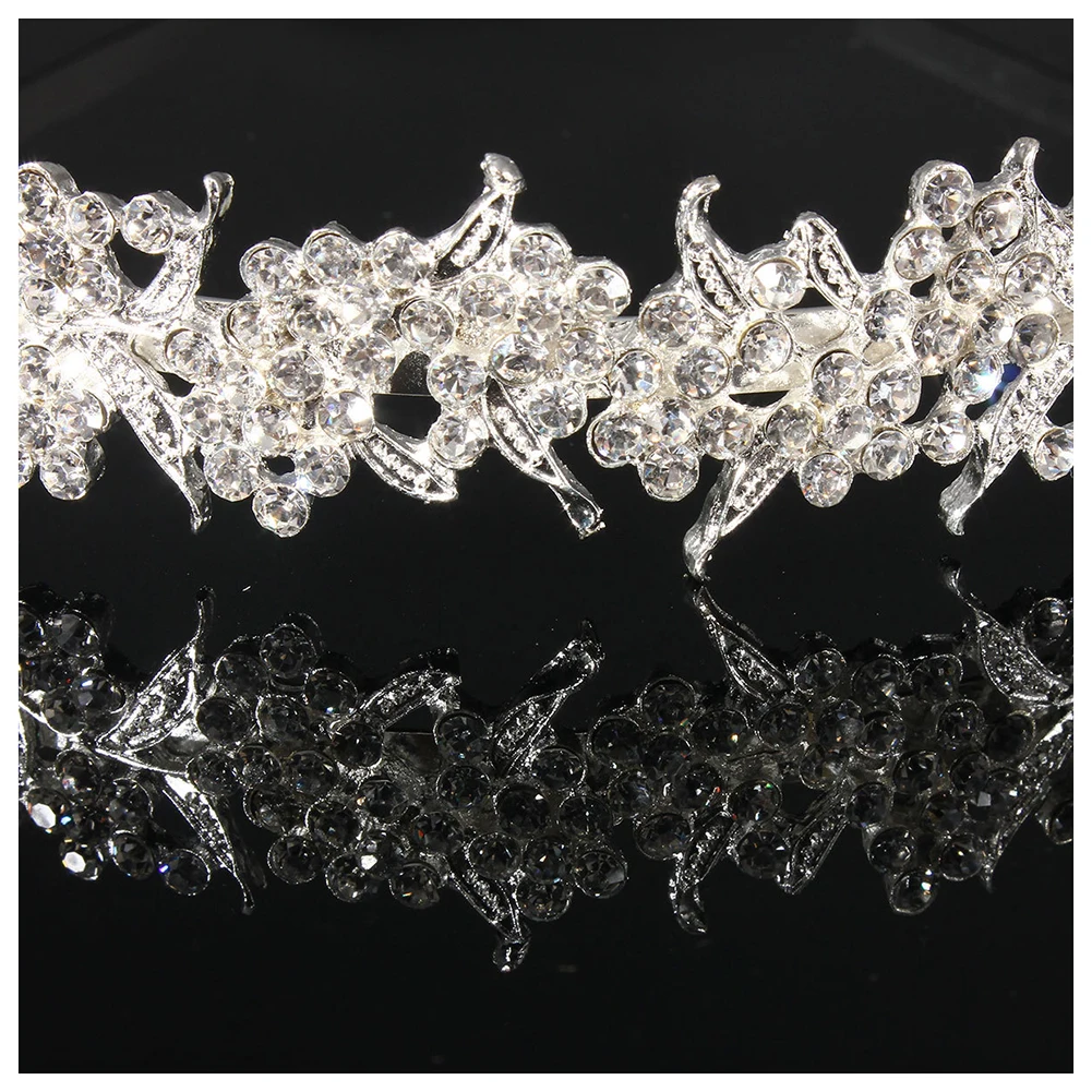 Bridal Wedding Rhinestone Crystal Tiara Crown Hair Band Headband Prom Pageant