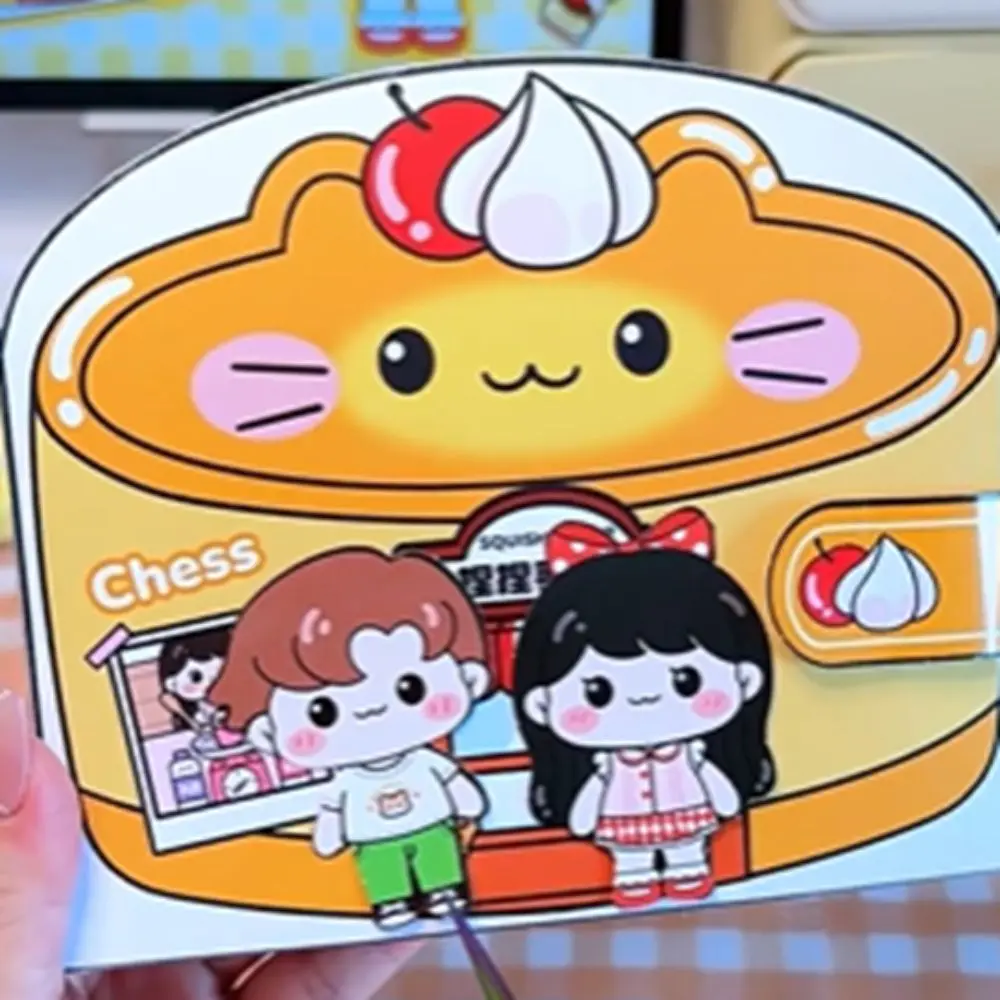 Matériel fait à la main bricolage livre de pincement apprentissage précoce livre éducatif silencieux dessin animé pincement conception 3D autocollant livre activités créatives