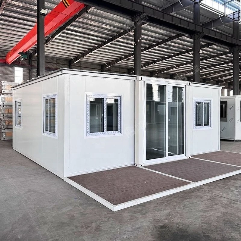 حاوية توسيع جناح مزدوج منزل متنقل صغير جاهز حديث فاخر 20 قدم 40 قدم فيلا #2