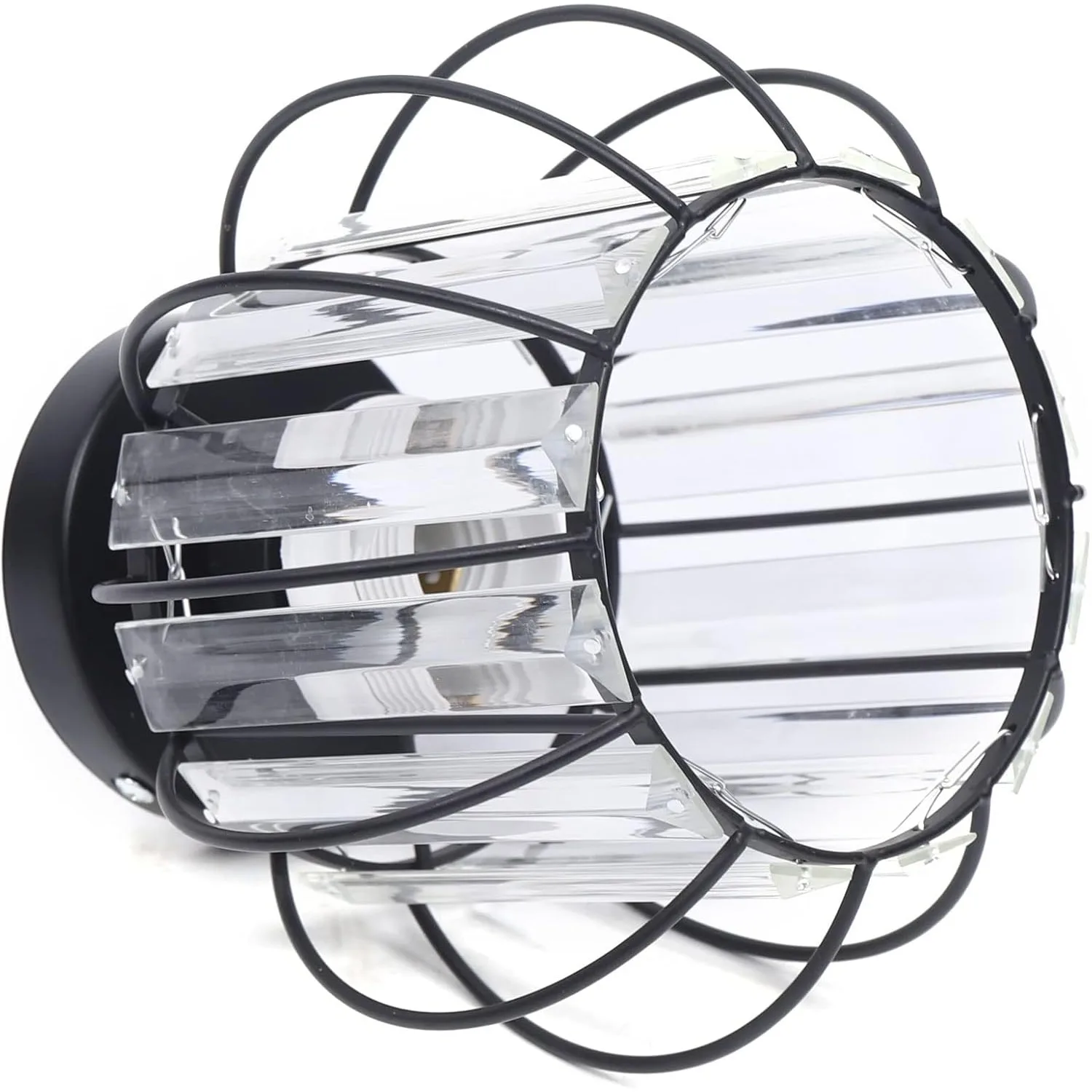 1 ضوء كريستال صغير الثريا شبه فلوش جبل تركيب المصابيح قفص معدني صناعي تجهيزات الإضاءة قلادة صغيرة